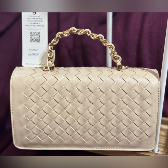 Urban Expressions Cream Crossbody Bag - Picture 2 of 9